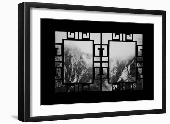 China 10MKm2 Collection - Asian Window - Mount Huashan - Shaanxi-Philippe Hugonnard-Framed Photographic Print