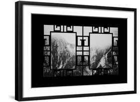 China 10MKm2 Collection - Asian Window - Mount Huashan - Shaanxi-Philippe Hugonnard-Framed Photographic Print