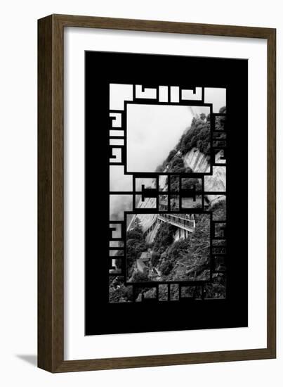 China 10MKm2 Collection - Asian Window - Mount Huashan - Shaanxi-Philippe Hugonnard-Framed Photographic Print