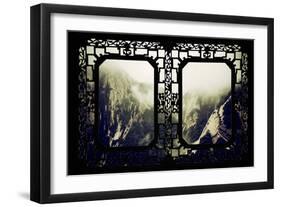 China 10MKm2 Collection - Asian Window - Mount Huashan - Shaanxi-Philippe Hugonnard-Framed Photographic Print