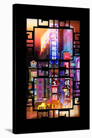 China 10MKm2 Collection - Asian Window - Neon Signs in Nanjing Lu - Shanghai-Philippe Hugonnard-Stretched Canvas