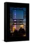 China 10MKm2 Collection - Asian Window - Oriental Pearl Tower at Night - Shanghai-Philippe Hugonnard-Framed Stretched Canvas