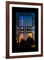 China 10MKm2 Collection - Asian Window - Oriental Pearl Tower at Night - Shanghai-Philippe Hugonnard-Framed Photographic Print