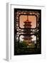 China 10MKm2 Collection - Asian Window - Pagoda at dusk-Philippe Hugonnard-Framed Photographic Print