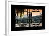 China 10MKm2 Collection - Asian Window - Pagoda at sunset-Philippe Hugonnard-Framed Photographic Print