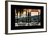 China 10MKm2 Collection - Asian Window - Pagoda at sunset-Philippe Hugonnard-Framed Photographic Print