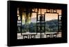 China 10MKm2 Collection - Asian Window - Pagoda at sunset-Philippe Hugonnard-Framed Stretched Canvas