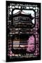 China 10MKm2 Collection - Asian Window - Pink Summer Temple-Philippe Hugonnard-Mounted Photographic Print