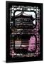 China 10MKm2 Collection - Asian Window - Pink Summer Temple-Philippe Hugonnard-Framed Photographic Print