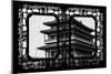 China 10MKm2 Collection - Asian Window - Qianmen Temple - Beijing-Philippe Hugonnard-Mounted Photographic Print