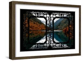 China 10MKm2 Collection - Asian Window - Rhinoceros Lake in Autumn - Jiuzhaigou National Park-Philippe Hugonnard-Framed Photographic Print