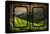 China 10MKm2 Collection - Asian Window - Rice Terraces - Longsheng Ping'an - Guangxi-Philippe Hugonnard-Stretched Canvas