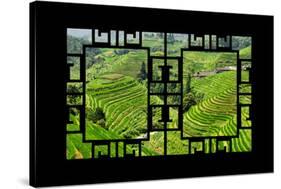 China 10MKm2 Collection - Asian Window - Rice Terraces - Longsheng Ping'an - Guangxi-Philippe Hugonnard-Stretched Canvas