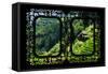 China 10MKm2 Collection - Asian Window - Rice Terraces - Longsheng Ping'an - Guangxi-Philippe Hugonnard-Framed Stretched Canvas