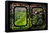 China 10MKm2 Collection - Asian Window - Rice Terraces - Longsheng Ping'an - Guangxi-Philippe Hugonnard-Framed Stretched Canvas