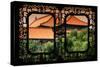 China 10MKm2 Collection - Asian Window - Roofs of Forbidden City at Sunset - Beijing-Philippe Hugonnard-Stretched Canvas