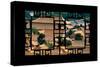 China 10MKm2 Collection - Asian Window - Roofs of Forbidden City - Beijing-Philippe Hugonnard-Stretched Canvas