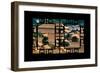 China 10MKm2 Collection - Asian Window - Roofs of Forbidden City - Beijing-Philippe Hugonnard-Framed Photographic Print