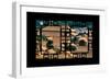 China 10MKm2 Collection - Asian Window - Roofs of Forbidden City - Beijing-Philippe Hugonnard-Framed Photographic Print