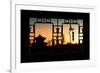 China 10MKm2 Collection - Asian Window - Shadows of the City Walls at sunset - Xi'an-Philippe Hugonnard-Framed Photographic Print