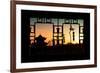 China 10MKm2 Collection - Asian Window - Shadows of the City Walls at sunset - Xi'an-Philippe Hugonnard-Framed Photographic Print