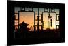 China 10MKm2 Collection - Asian Window - Shadows of the City Walls at sunset - Xi'an-Philippe Hugonnard-Mounted Photographic Print