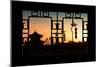 China 10MKm2 Collection - Asian Window - Shadows of the City Walls at sunset - Xi'an-Philippe Hugonnard-Mounted Photographic Print