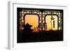 China 10MKm2 Collection - Asian Window - Shadows of the City Walls at sunset - Xi'an-Philippe Hugonnard-Framed Photographic Print