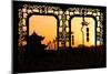China 10MKm2 Collection - Asian Window - Shadows of the City Walls at sunset - Xi'an-Philippe Hugonnard-Mounted Photographic Print