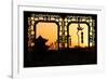 China 10MKm2 Collection - Asian Window - Shadows of the City Walls at sunset - Xi'an-Philippe Hugonnard-Framed Photographic Print