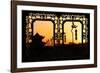 China 10MKm2 Collection - Asian Window - Shadows of the City Walls at sunset - Xi'an-Philippe Hugonnard-Framed Photographic Print