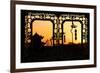 China 10MKm2 Collection - Asian Window - Shadows of the City Walls at sunset - Xi'an-Philippe Hugonnard-Framed Photographic Print