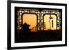 China 10MKm2 Collection - Asian Window - Shadows of the City Walls at sunset - Xi'an-Philippe Hugonnard-Framed Photographic Print