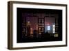 China 10MKm2 Collection - Asian Window - Shanghai Cityscape at night-Philippe Hugonnard-Framed Photographic Print