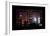 China 10MKm2 Collection - Asian Window - Shanghai Cityscape at night-Philippe Hugonnard-Framed Photographic Print