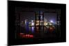 China 10MKm2 Collection - Asian Window - Shanghai Cityscape at night-Philippe Hugonnard-Mounted Photographic Print