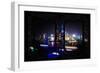 China 10MKm2 Collection - Asian Window - Shanghai Cityscape at night-Philippe Hugonnard-Framed Photographic Print