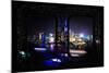 China 10MKm2 Collection - Asian Window - Shanghai Cityscape at night-Philippe Hugonnard-Mounted Photographic Print