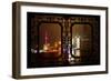 China 10MKm2 Collection - Asian Window - Shanghai Cityscape at night-Philippe Hugonnard-Framed Photographic Print