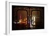 China 10MKm2 Collection - Asian Window - Shanghai Cityscape at night-Philippe Hugonnard-Framed Photographic Print