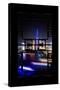 China 10MKm2 Collection - Asian Window - Shanghai Cityscape at night-Philippe Hugonnard-Stretched Canvas