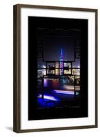 China 10MKm2 Collection - Asian Window - Shanghai Cityscape at night-Philippe Hugonnard-Framed Photographic Print