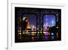 China 10MKm2 Collection - Asian Window - Shanghai Cityscape at night-Philippe Hugonnard-Framed Photographic Print