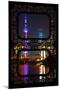 China 10MKm2 Collection - Asian Window - Shanghai Cityscape at night-Philippe Hugonnard-Mounted Photographic Print