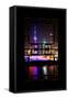 China 10MKm2 Collection - Asian Window - Shanghai Cityscape at night-Philippe Hugonnard-Framed Stretched Canvas