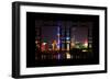 China 10MKm2 Collection - Asian Window - Shanghai Cityscape at night-Philippe Hugonnard-Framed Photographic Print