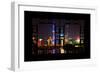 China 10MKm2 Collection - Asian Window - Shanghai Cityscape at night-Philippe Hugonnard-Framed Photographic Print