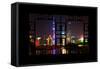 China 10MKm2 Collection - Asian Window - Shanghai Cityscape at night-Philippe Hugonnard-Framed Stretched Canvas