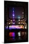 China 10MKm2 Collection - Asian Window - Shanghai Cityscape at night-Philippe Hugonnard-Mounted Photographic Print