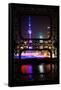 China 10MKm2 Collection - Asian Window - Shanghai Cityscape at night-Philippe Hugonnard-Framed Stretched Canvas